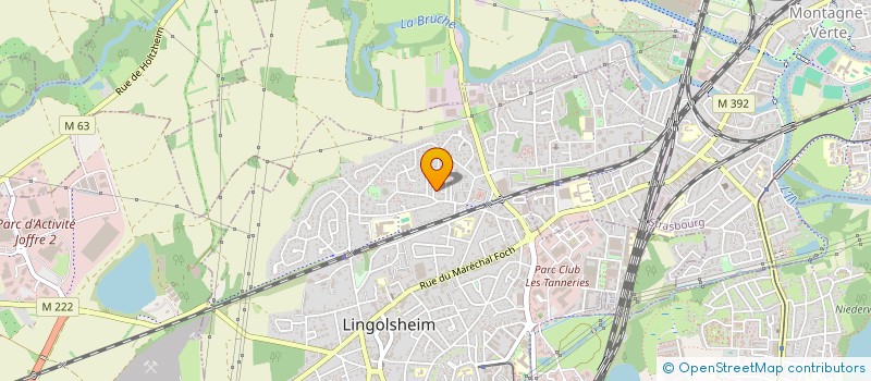 localisation de l'entreprise SCI ENTZHEIM  LINGOLSHEIM