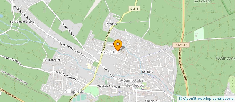 localisation de l'entreprise SCI ENVIGADO  SAINT-AUBIN-DE-MEDOC