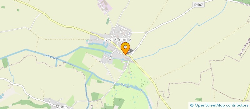 localisation de l'entreprise SCI ENVIRONNEMENT  IVRY-LE-TEMPLE