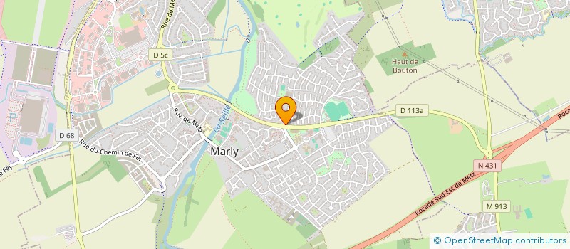 localisation de l'entreprise SCI ENVIRONNEMENT  MARLY