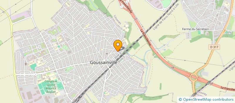 localisation de l'entreprise SCI ENVIRONNEMENT IMMOPRO  FONTENAY-EN-PARISIS