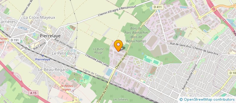 localisation de l'entreprise SCI ENVIROPRO  PIERRELAYE