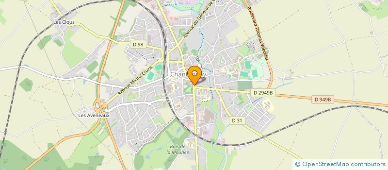 localisation de l'entreprise SCI ENVOL  CHANTONNAY