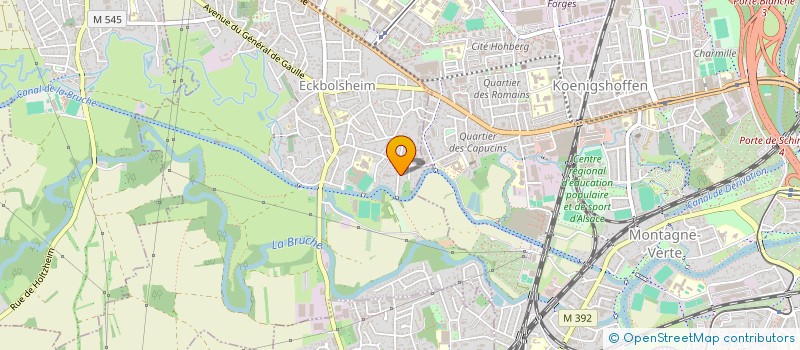 localisation de l'entreprise SCI ENVOL  ECKBOLSHEIM