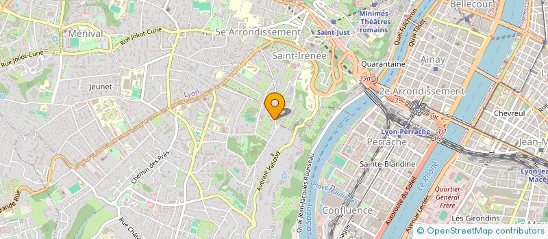 localisation de l'entreprise SCI ENVOL  SAINTE-FOY-LES-LYON