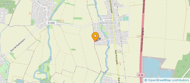 localisation de l'entreprise SCI ENZIO  BATTENHEIM