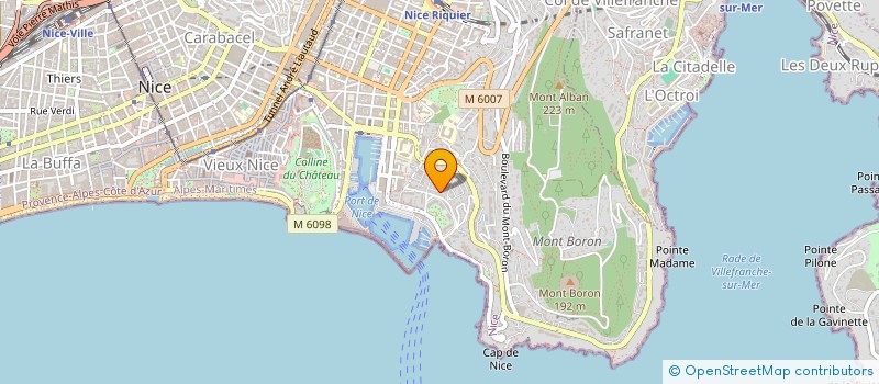 localisation de l'entreprise SCI ENZO à NICE