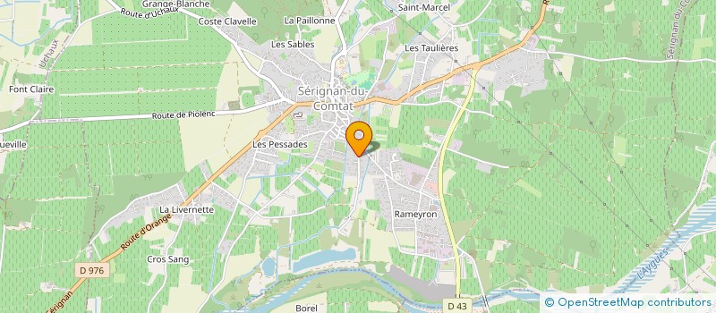 localisation de l'entreprise SCI ENZO  SERIGNAN-DU-COMTAT