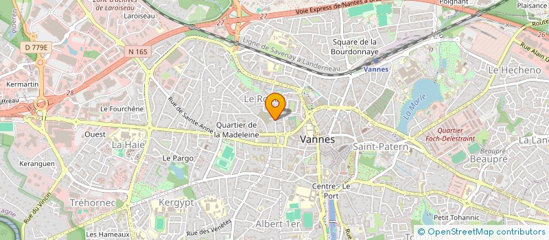 localisation de l'entreprise SCI ENZO à VANNES