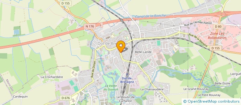 localisation de l'entreprise SCI ENZO  DOL-DE-BRETAGNE