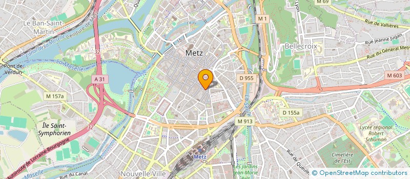 localisation de l'entreprise SCI ENZO  METZ