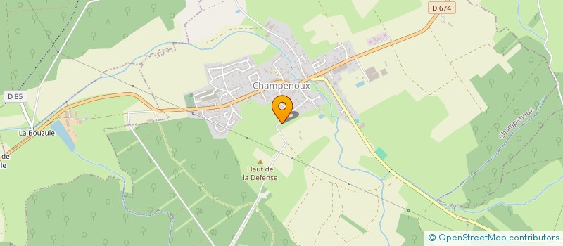 localisation de l'entreprise SCI ENZO  CHAMPENOUX