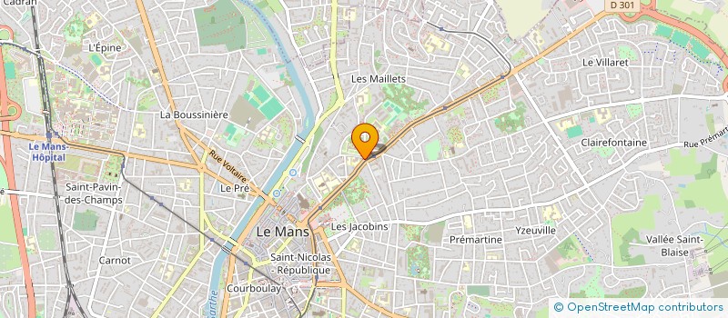 localisation de l'entreprise SCI ENZO  LE MANS