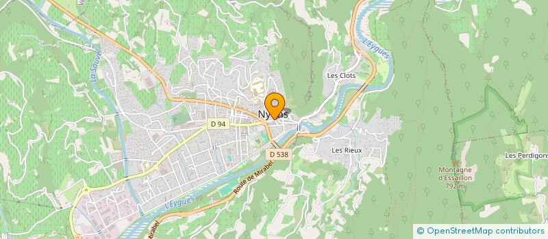 localisation de l'entreprise SCI ENZO  NYONS