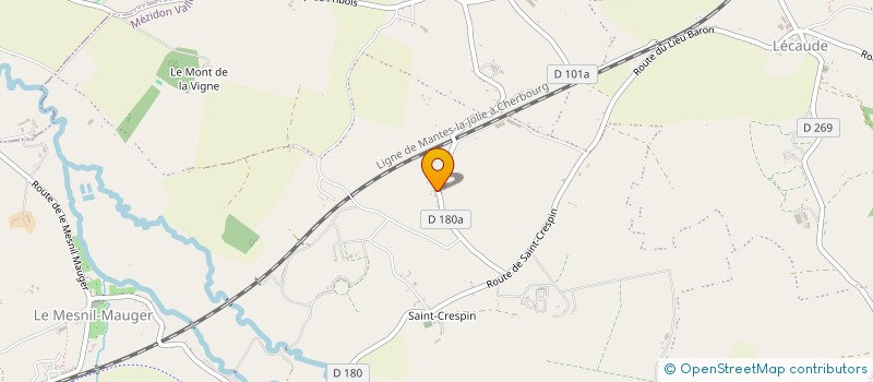 localisation de l'entreprise SCI ENZO  MEZIDON VALLEE D'AUGE