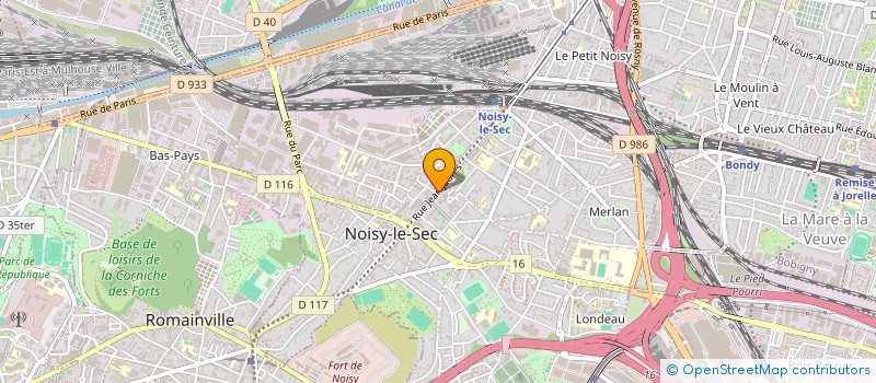 localisation de l'entreprise SCI ENZO à NOISY-LE-SEC