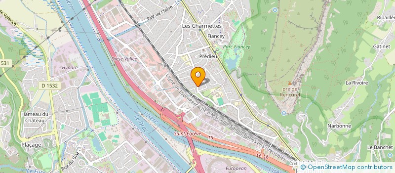 localisation de l'entreprise SCI ENZO  SAINT-EGREVE