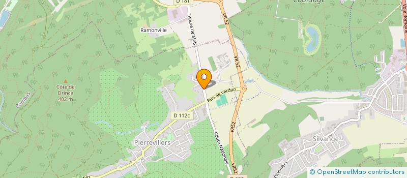 localisation de l'entreprise SCI ENZO  PIERREVILLERS