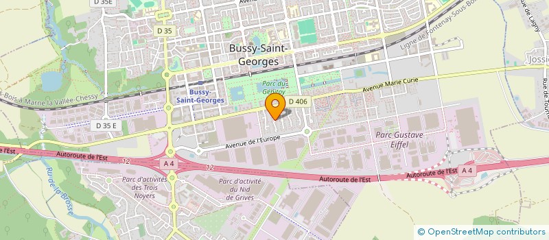 localisation de l'entreprise SCI ENZO  BUSSY-SAINT-GEORGES