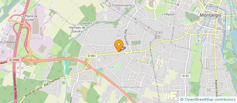 localisation de l'entreprise SCI ENZO à VILLEMANDEUR