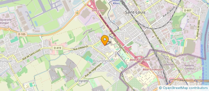 localisation de l'entreprise SCI ENZO  SAINT-LOUIS