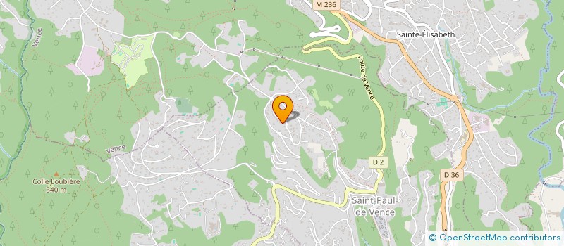 localisation de l'entreprise SCI ENZO BEN ROMEO à SAINT-PAUL-DE-VENCE
