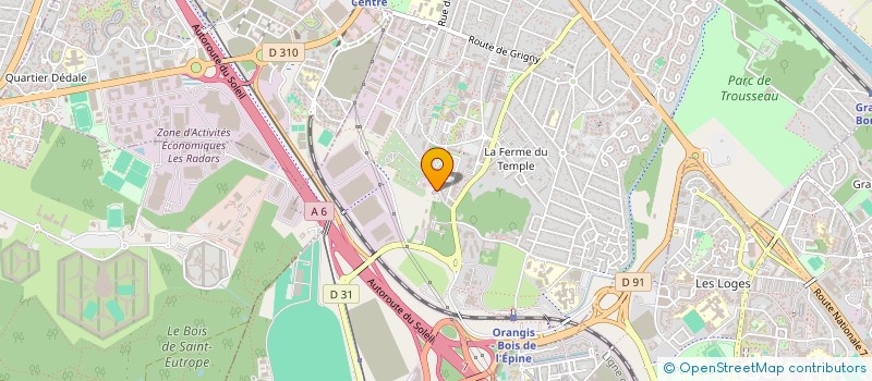 localisation de l'entreprise SCI ENZO INVEST à RIS-ORANGIS