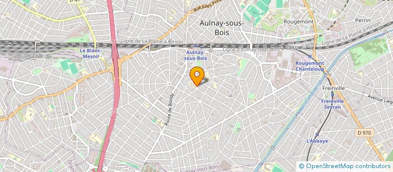 localisation de l'entreprise SCI ENZO INVEST  AULNAY-SOUS-BOIS