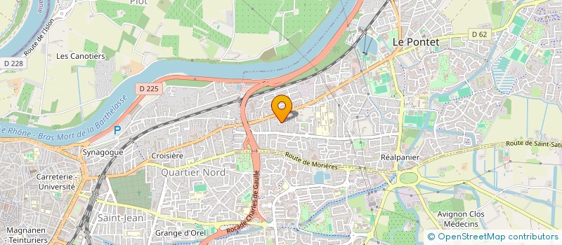 localisation de l'entreprise SCI ENZO-LOLA  LE PONTET