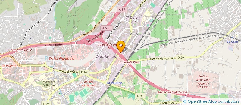 localisation de l'entreprise SCI ENZOLINO  LA GARDE