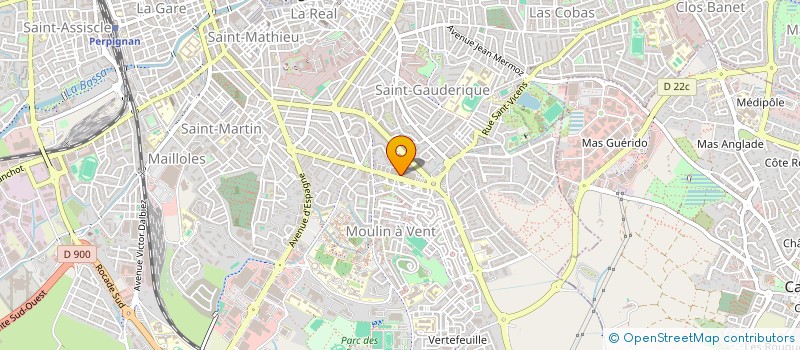 localisation de l'entreprise SCI EO CARMELITES à PERPIGNAN