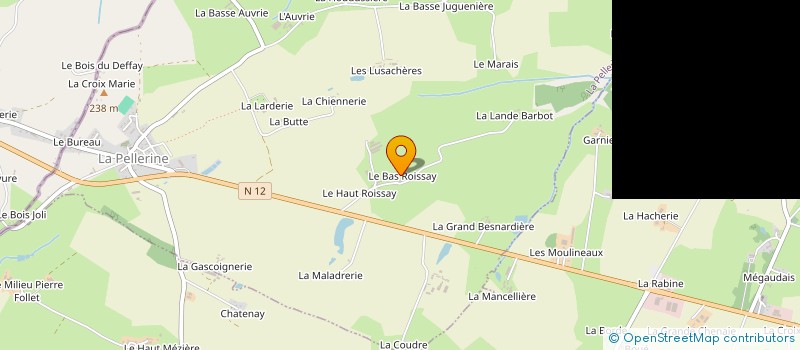 localisation de l'entreprise SCI EOLE 3  LA PELLERINE