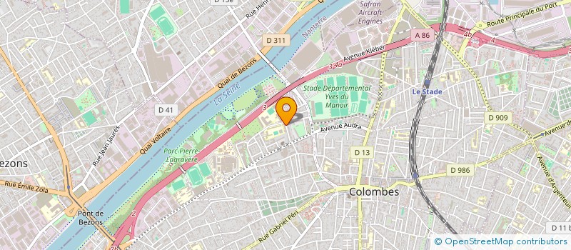 localisation de l'entreprise SCI EOLE à COLOMBES