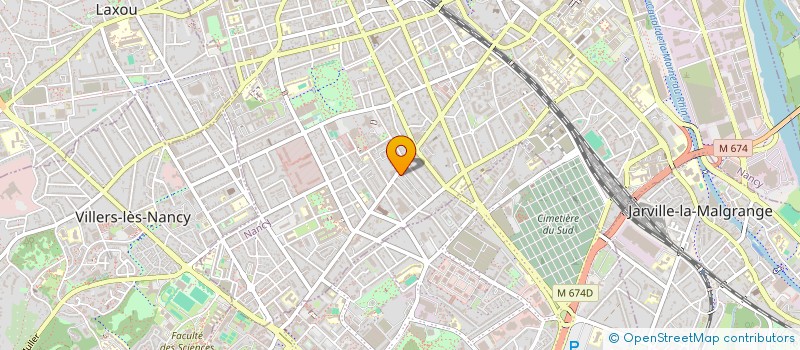 localisation de l'entreprise SCI EOLE  NANCY