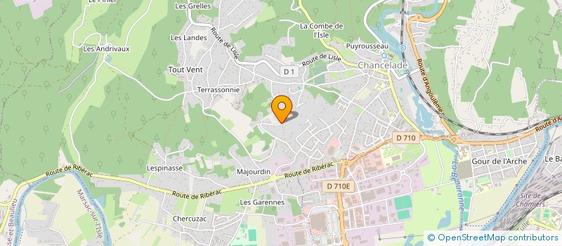 localisation de l'entreprise SCI EOLE  CHANCELADE