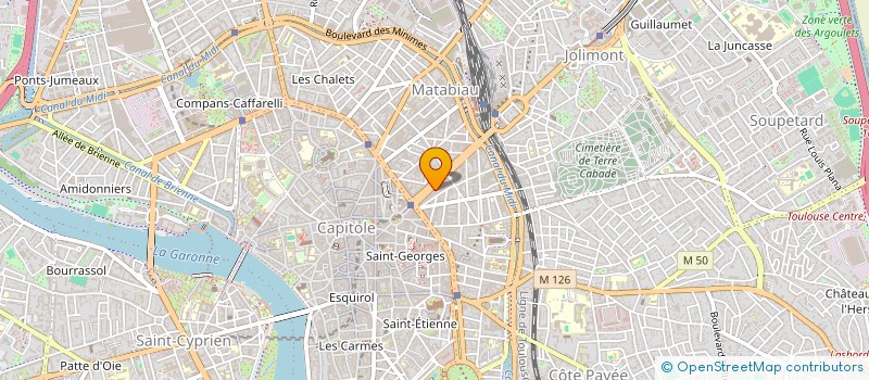 localisation de l'entreprise SCI EOLE  TOULOUSE