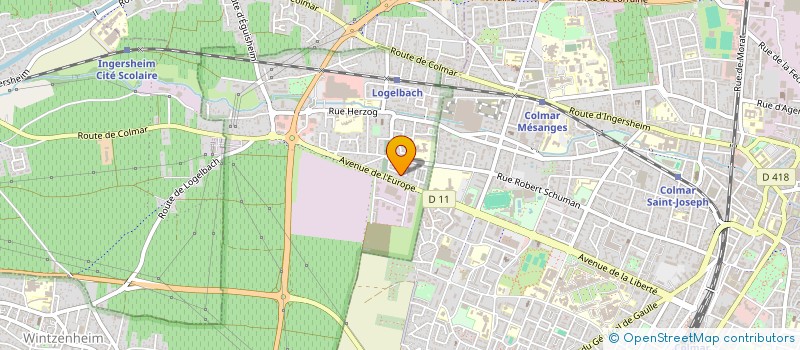 localisation de l'entreprise SCI EOLE  ANDOLSHEIM