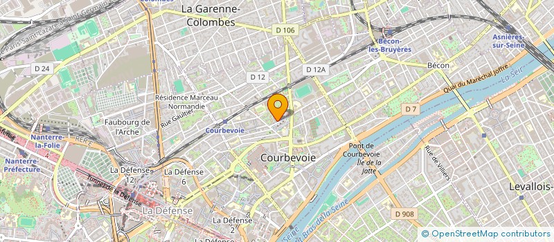 localisation de l'entreprise SCI EOLE à COURBEVOIE