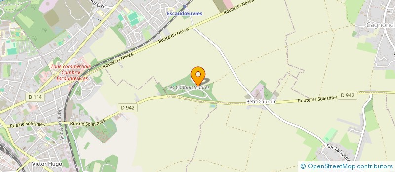 localisation de l'entreprise SCI EOLE  ESCAUDUVRES