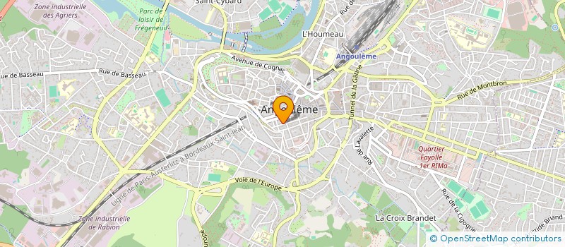 localisation de l'entreprise SCI EOLE à ANGOULEME
