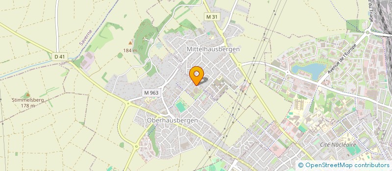 localisation de l'entreprise SCI EOLE  OBERHAUSBERGEN