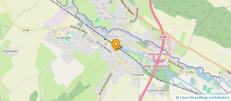 localisation de l'entreprise SCI EOLOPHUS à BLANGY-SUR-BRESLE