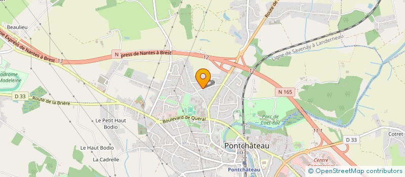 localisation de l'entreprise SCI EON JOALLAND  PONTCHATEAU