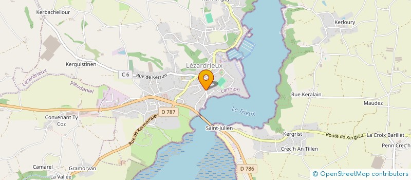 localisation de l'entreprise SCI EONO PERROT  LEZARDRIEUX