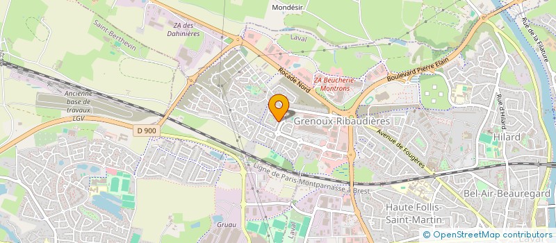 localisation de l'entreprise SCI EORZEA à LAVAL