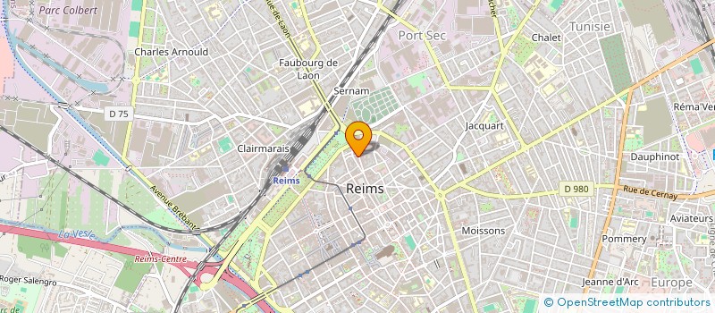 localisation de l'entreprise SCI EOS  REIMS