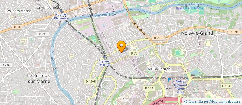 localisation de l'entreprise SCI EOS à NOISY-LE-GRAND