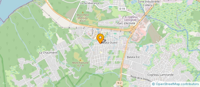 localisation de l'entreprise SCI EOS  MATOURY