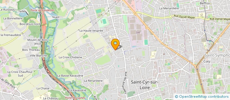 localisation de l'entreprise SCI EP à SAINT-CYR-SUR-LOIRE