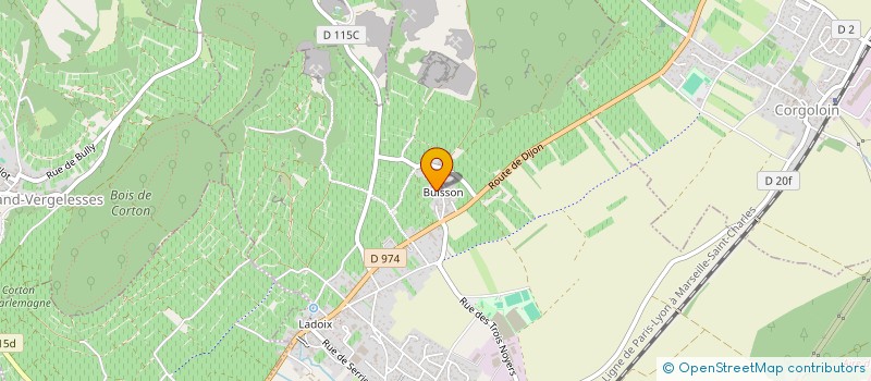 localisation de l'entreprise SCI EPA IMMO  LADOIX-SERRIGNY